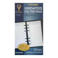 Debden Dayplanner Refill Undated 30 Days 172mm x 96 mm 6-Ring Debden Dayplanner Refill Undated 30 Days 172mm x 96 mm 6-Ring